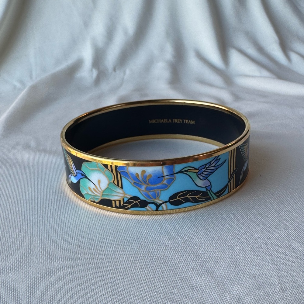Blue and Gold Bangle